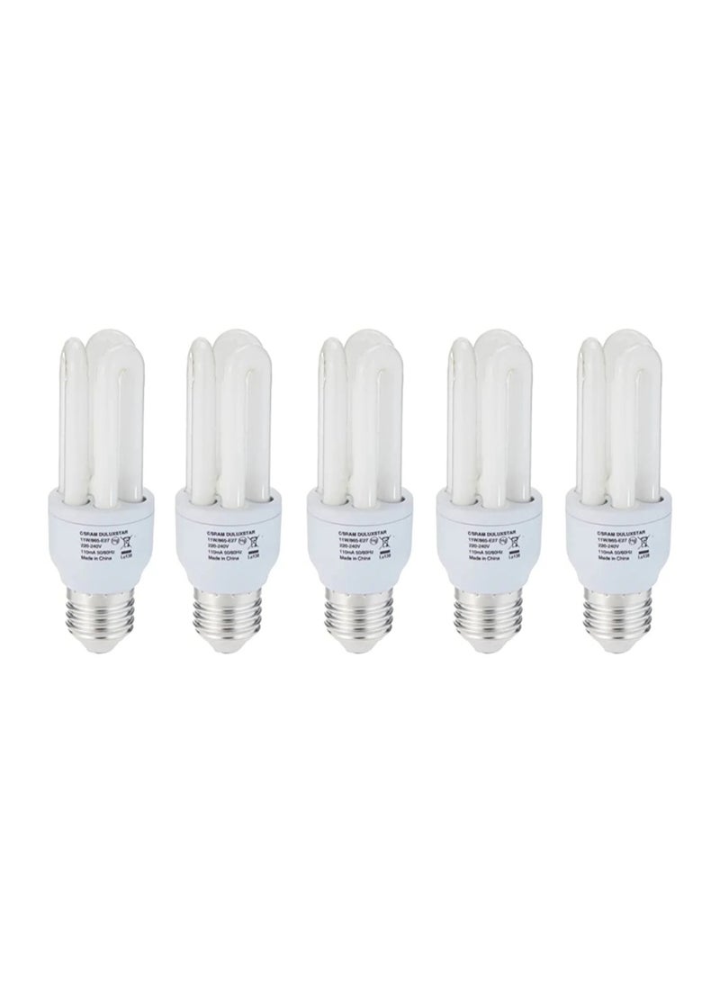 OSRAM Osram Energy-Saving T3 11W Dulux Star Warm White Light, Screw BP – Compact Energy Saving Bulb - Image 1