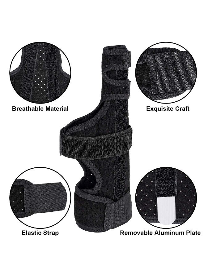 Adjustable Finger & Hand Splint – Reversible Support Brace for Left or Right Hand, Boxer’s Fracture, Tendonitis, Trigger Finger & Sprains - Image 2