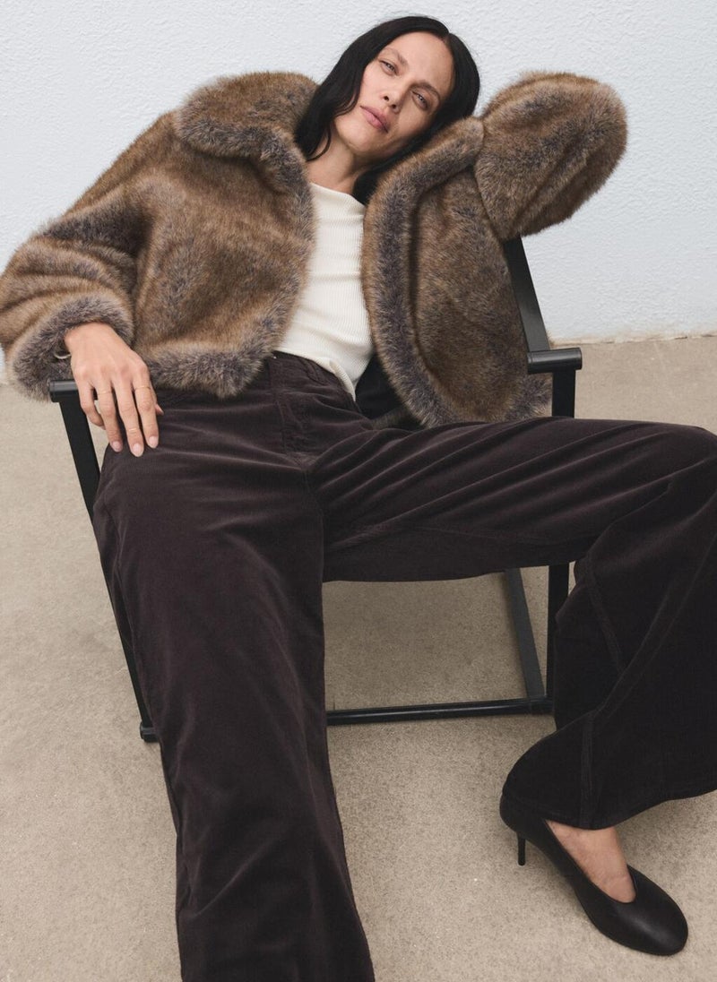 مانجو جينز واسع من الكوردروي - Image 3