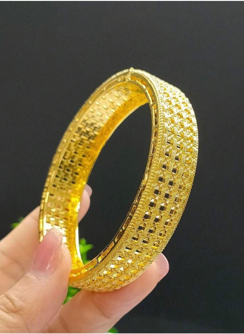 GOLDMAX - 21K Gold Plated Bangle For Women - Image 1