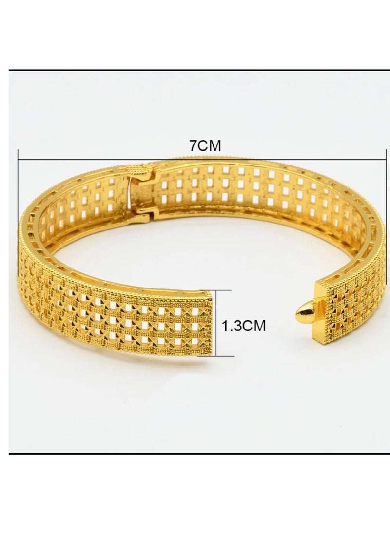 GOLDMAX - 21K Gold Plated Bangle For Women - Image 1