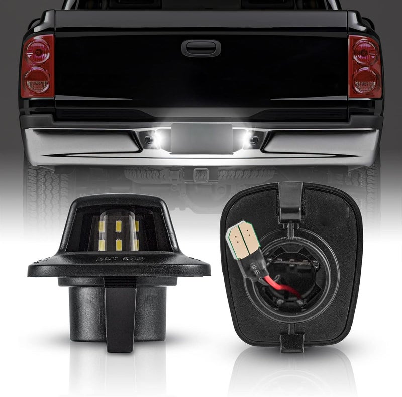 Gempro LED License Plate Light for Dodge Dakota 1997-2011 Pickup Rear Tag Light 2Pcs, 6000K White - Image 1