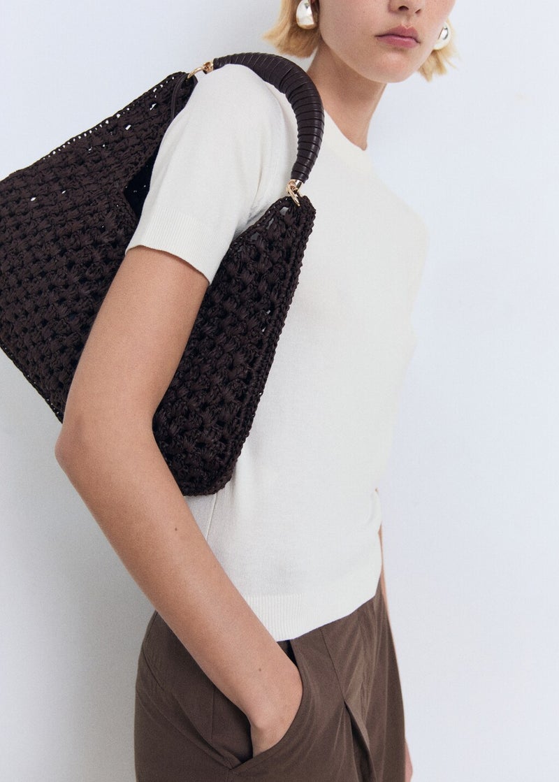 MANGO Short-Sleeved Fine-Knit Sweater  - Image 3