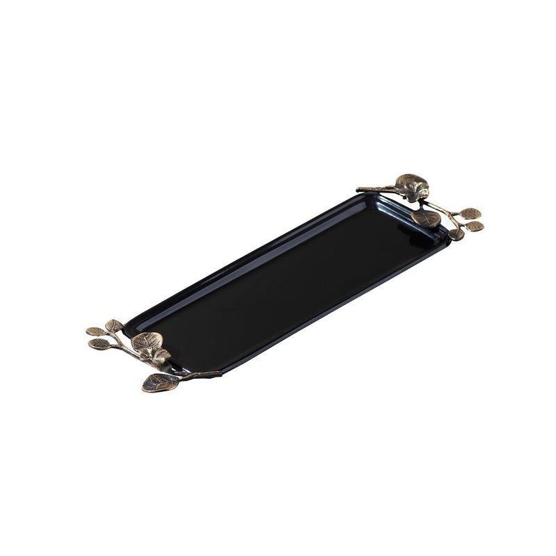 nestroots Black Metal Cocktail Tray | Perfect for Serving Drinks, Mocktails, and Elegant Entertaining - Image 5