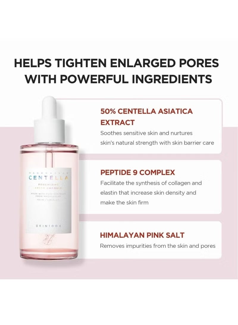 SKIN101 Madagascar Centella Poremizing Deep Cleansing Foam 125ml + Madagascar Centella Poremizing Fresh Ampoule 50ml + Madagascar Centella Poremizing Light Gel Cream 75Ml - Image 3