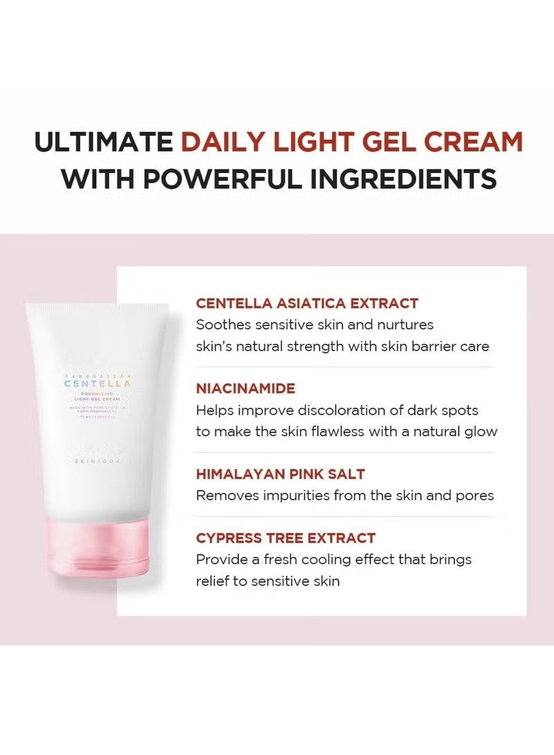 SKIN101 Madagascar Centella Poremizing Deep Cleansing Foam 125ml + Madagascar Centella Poremizing Fresh Ampoule 50ml + Madagascar Centella Poremizing Light Gel Cream 75Ml - Image 4