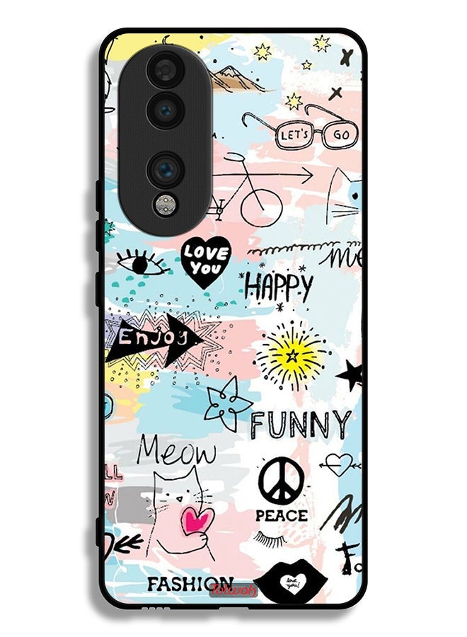 Tolwak Honor 70 Protective Case Cover Love You Tags - Image 2