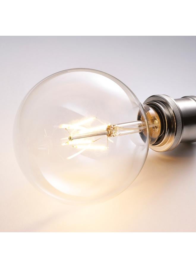 إيروريكس مصباح LED E27 بقوة 470 لومن، قابل للتعتيم/كرة زجاجية شفافة، 125 مم - Image 4