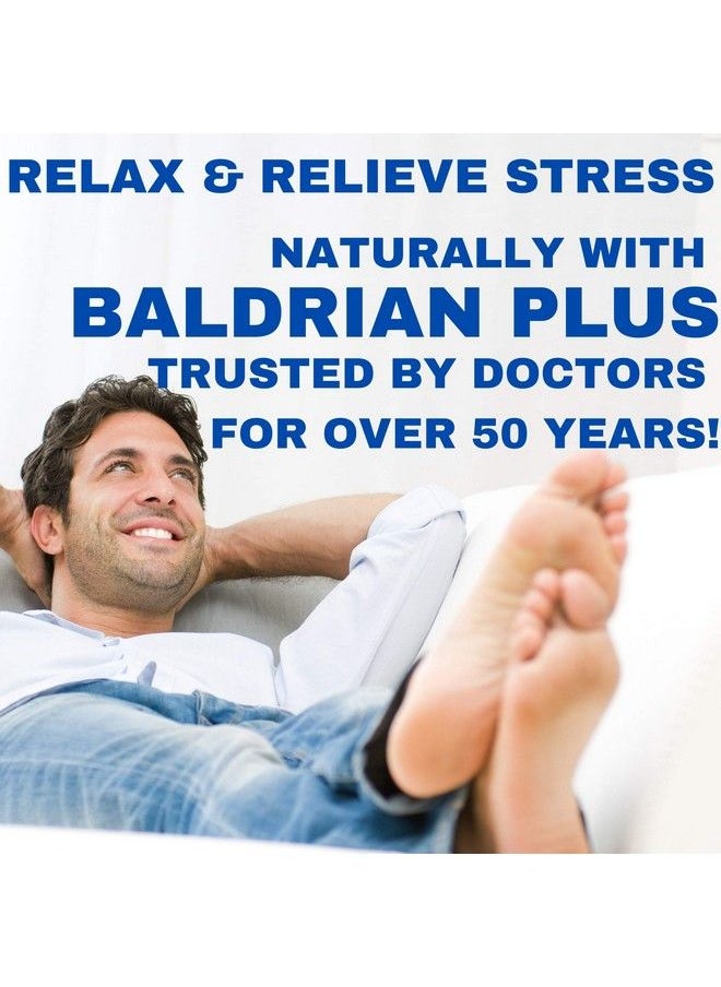 Vitaminerals - 33+ Baldrian® Plus Natural Relaxing Support Standardized Valerian Extract Extra Strength 120 Count - Image 1
