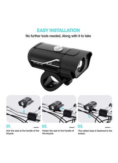 نيبمينينت مصباح أمامي للدراجة قابل للشحن بمنفذ USB  - Image 3