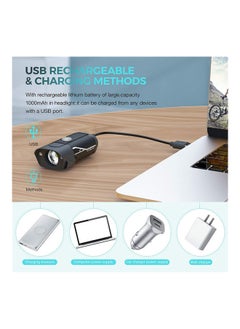 نيبمينينت مصباح أمامي للدراجة قابل للشحن بمنفذ USB  - Image 2