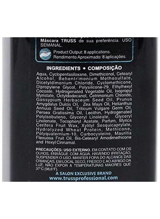 Truss سيروم سبا الليل - علاج الشعر الليلي - قاعدة شمع نباتي 100%، مكونات عضوية - ترطيب، مضاد للشيخوخة، تركيبة مضادة للتجاعيد - يوفر نعومة، لمعان إضافي، يغلق قشرة الشعر، 8.45 أونصة سائلة. - Image 3