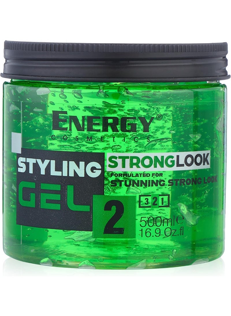Energy No. 2 Strong Look Styling Hair Gel 500 ml
