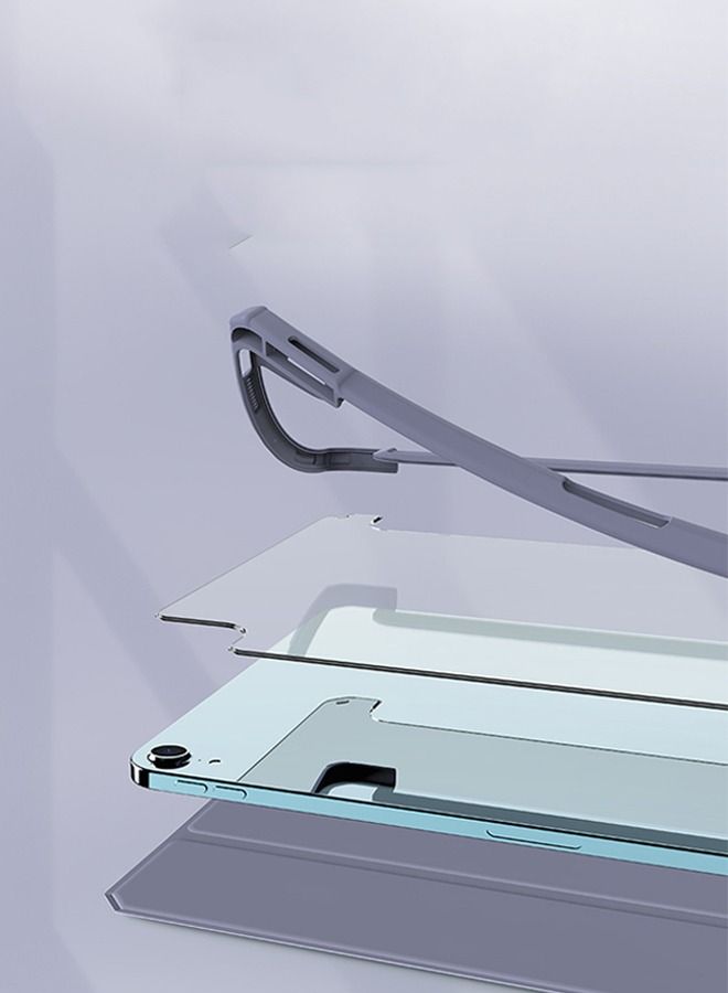 Rock Pow Case for New iPad 10th Generation 10.9 Inch 2022 - Shockproof Cover with Clear Transparent Back Shell with Pencil Holder, Auto Sleep/Wake Cover - Image 5