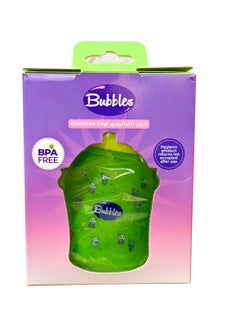 Bubbles Children Cup With Shalimo Cup With Straw Multi-Color