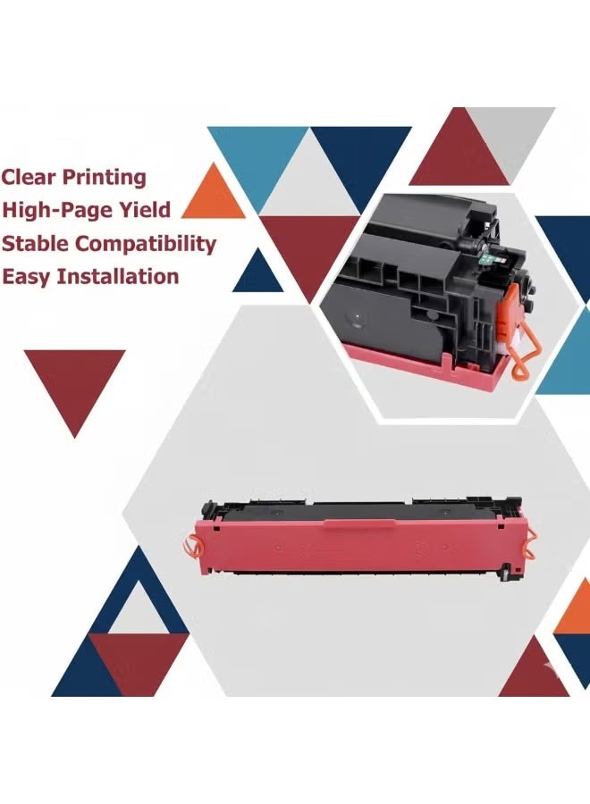 APLUS A Plus 203A CF542A Yellow Compatible Toner Cartridges for HP Color LaserJet Pro M254, MFP M280, M281 Series - Image 4