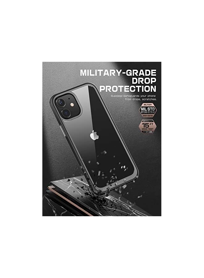 SupCase Unicorn Beetle Style Series Case Designed for iPhone 12 Mini (2020 Release) 5.4 Inch, Premium Hybrid Protective Clear Case (Black) - Image 4