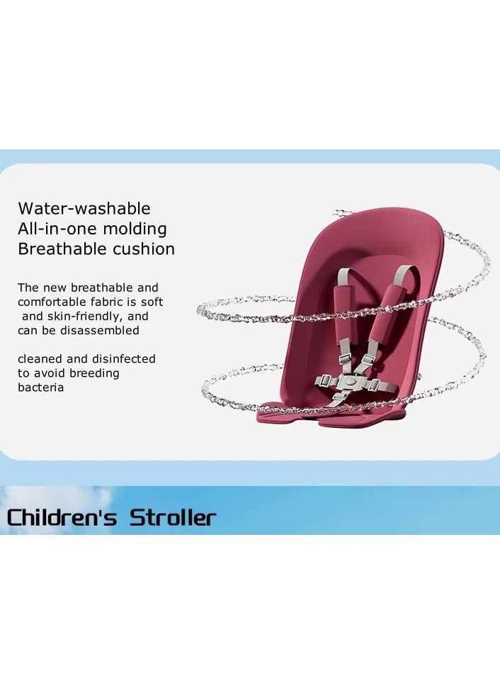 Generic Sunshade Travel Pocket Scooter for Children Swivel Seat Foldable 4 Wheels Kids Stroller 0- 6 Years Buy Cycle  - Image 4