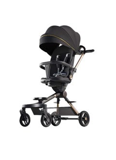 Generic Sunshade Travel Pocket Scooter for Children Swivel Seat Foldable 4 Wheels Kids Stroller 0- 6 Years Buy Cycle  - Image 2