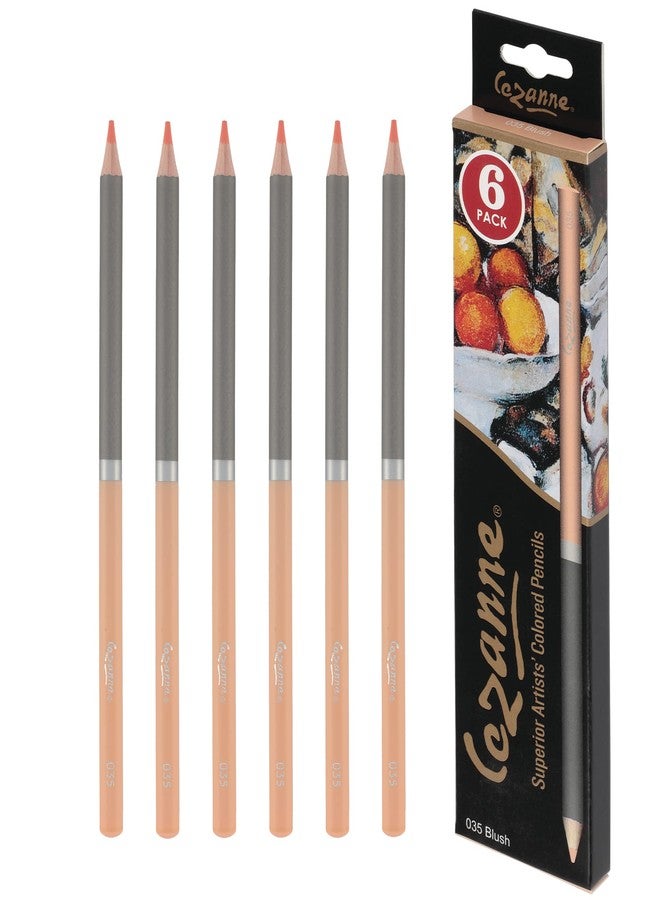 Cezanne Creative Mark Premium Colored Pencils Blush 6 Pack - Highly-Pigmented Drawing Pencils - Coloring Pencils for Drawing, Blending, Coloring, and More - Image 1