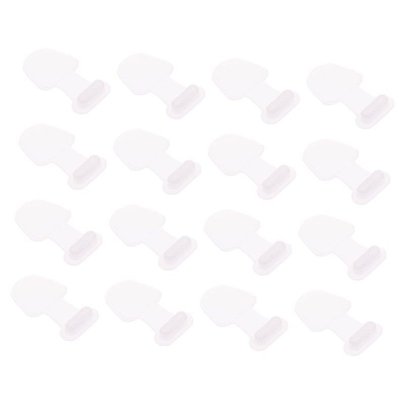 Self Adhesive Charging Port Covers 16 Pcs Type C Plugs Black Protector Against Dust Debris Easy to Use and Carry - Image 2