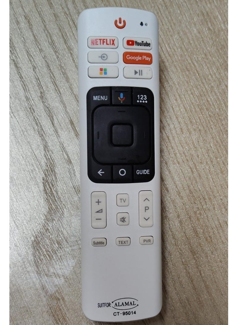 New replacement remote control compatible with Toshiba CT-95014 4K UHD LED HD Android TV, without voice control  - Image 3