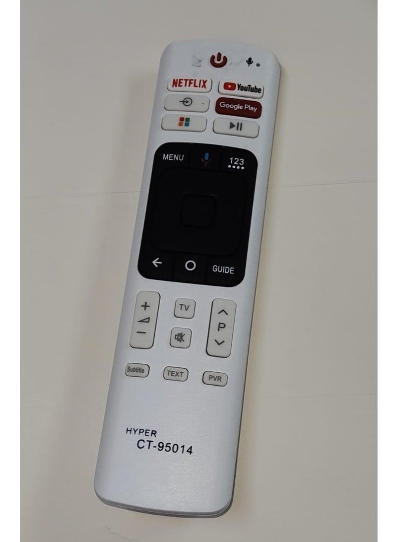 New replacement remote control compatible with Toshiba CT-95014 4K UHD LED HD Android TV, without voice control  - Image 5