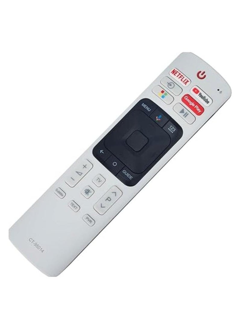 ريموت كنترول بديل جديد متوافق مع تلفزيون توشيبا CT-95014 4K UHD LED HD اندرويد،  بدون تحكم صوتي - Image 3