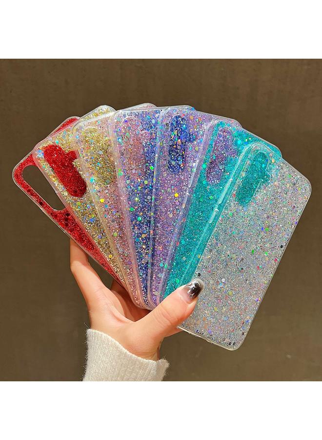 اس-توب جراب لهاتف Samsung Galaxy A54 5G جراب هاتف TPU إيبوكسي لامع من الترتر - Image 3