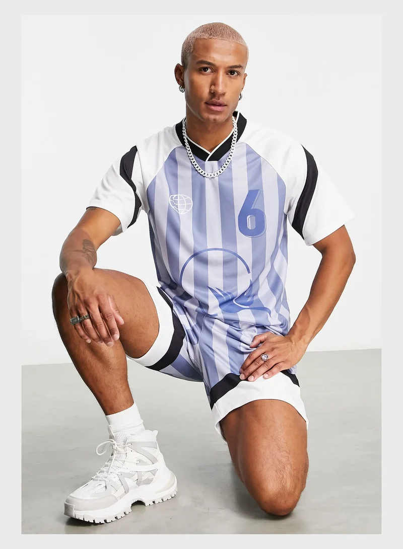 TOPMAN Color Block T-Shirt