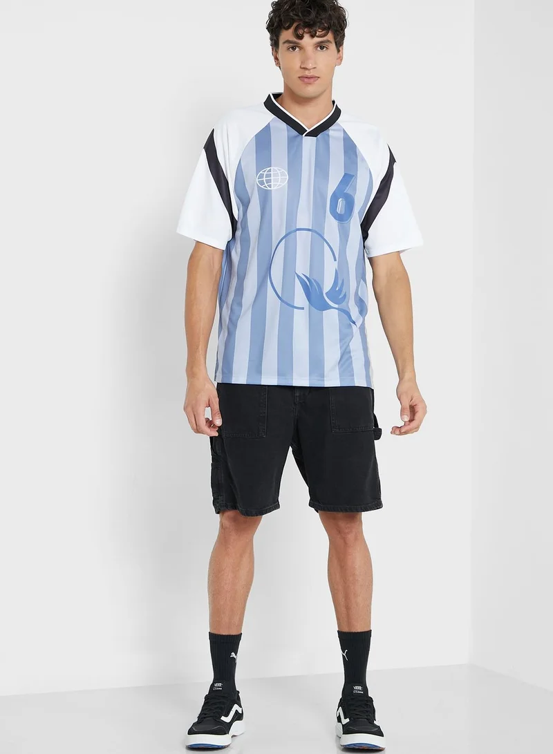 TOPMAN Color Block T-Shirt