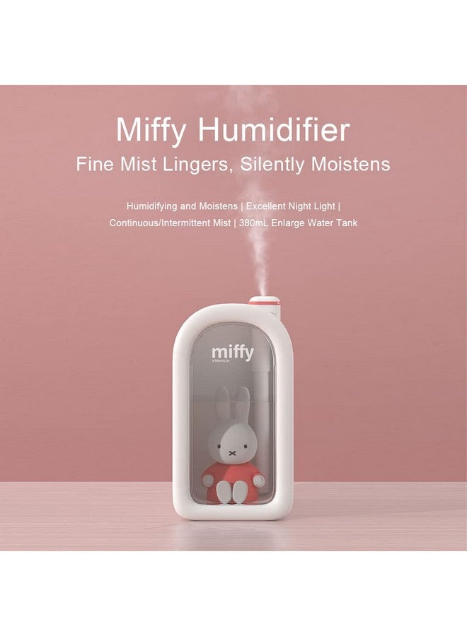 Mipow X Miffy Cool Mist Humidifier - Ultrasonic Quiet , Mini Cute Humidifier with Night Light for Bedroom/Babies Nursery/Office, 380ml - Image 2