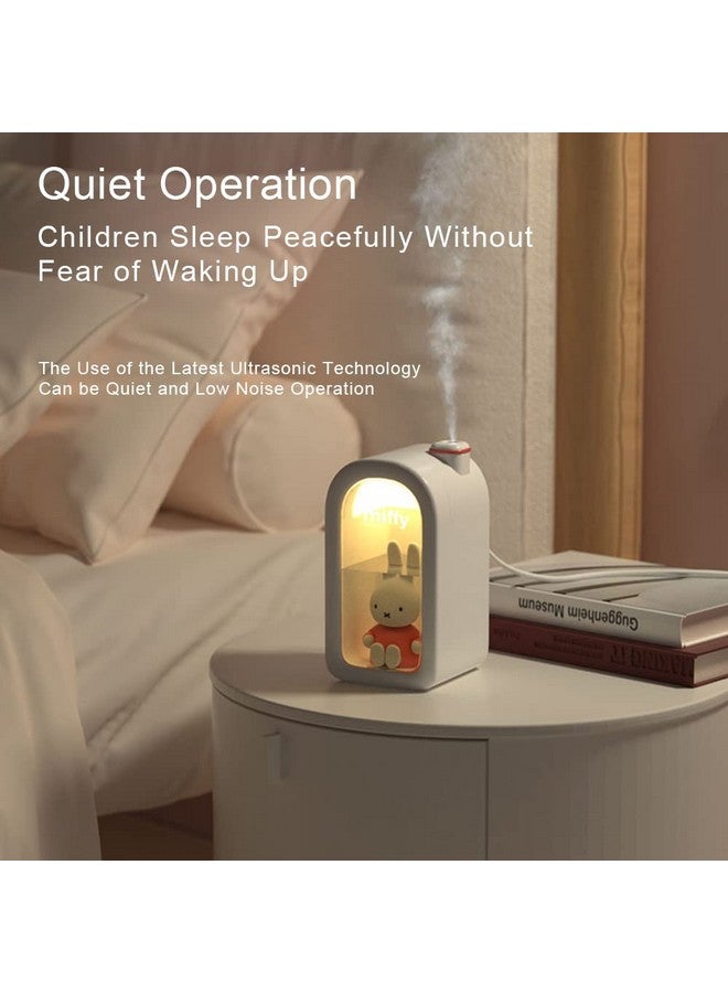 Mipow X Miffy Cool Mist Humidifier - Ultrasonic Quiet , Mini Cute Humidifier with Night Light for Bedroom/Babies Nursery/Office, 380ml - Image 4