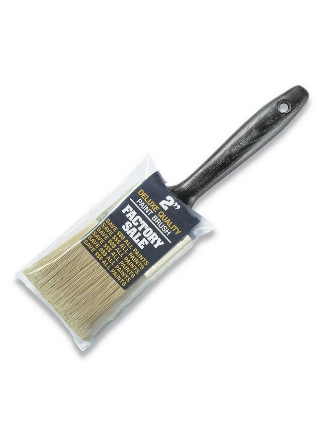 Wooster Factory Sale Deluxe Quality Polyester Bristle Paint Brush Black and Gold 2 Inch 0P39720020 - Image 1