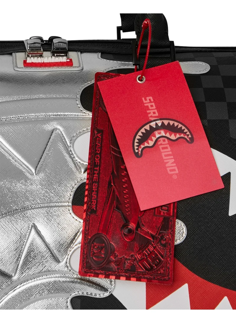 SPRAYGROUND  SILVER SIDE DRIP DUFFLE  | Best Price UAE