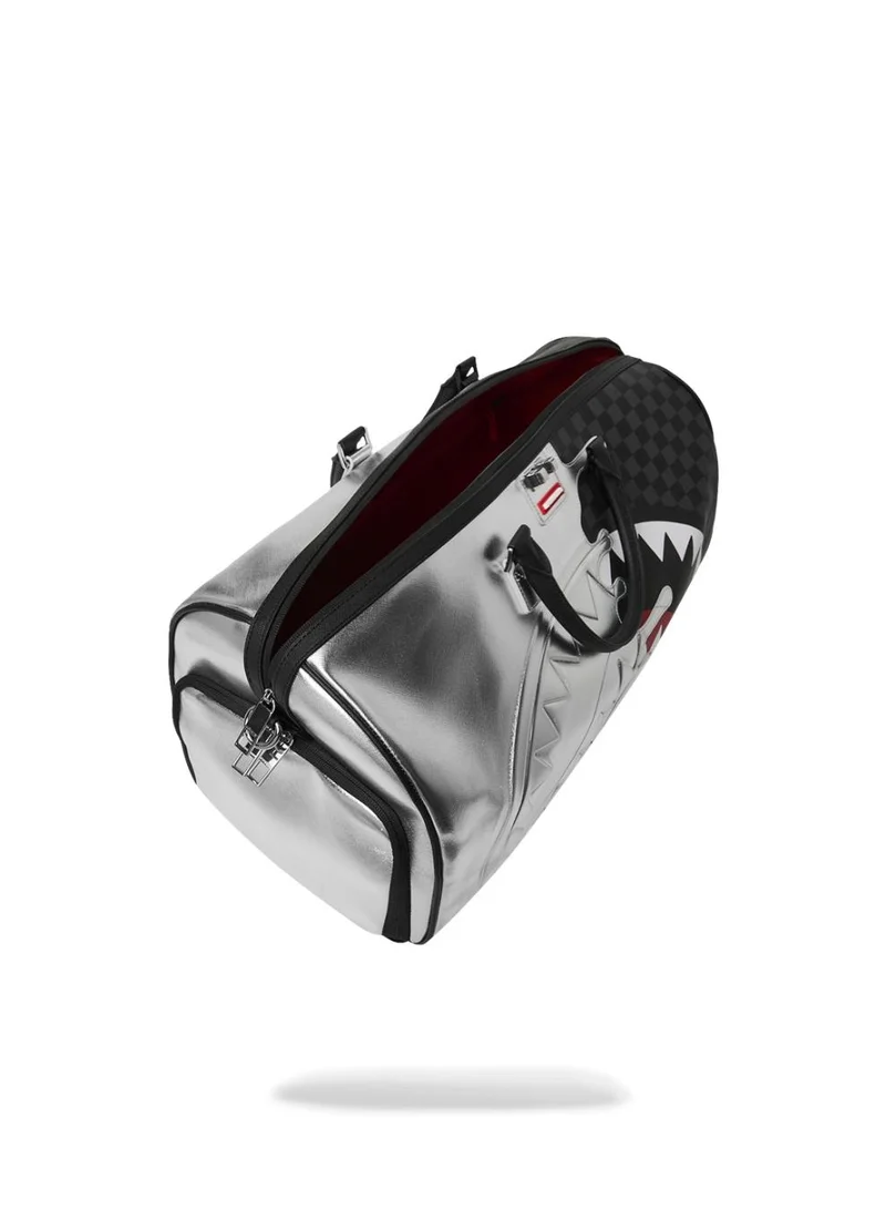 SPRAYGROUND  SILVER SIDE DRIP DUFFLE  | Best Price UAE