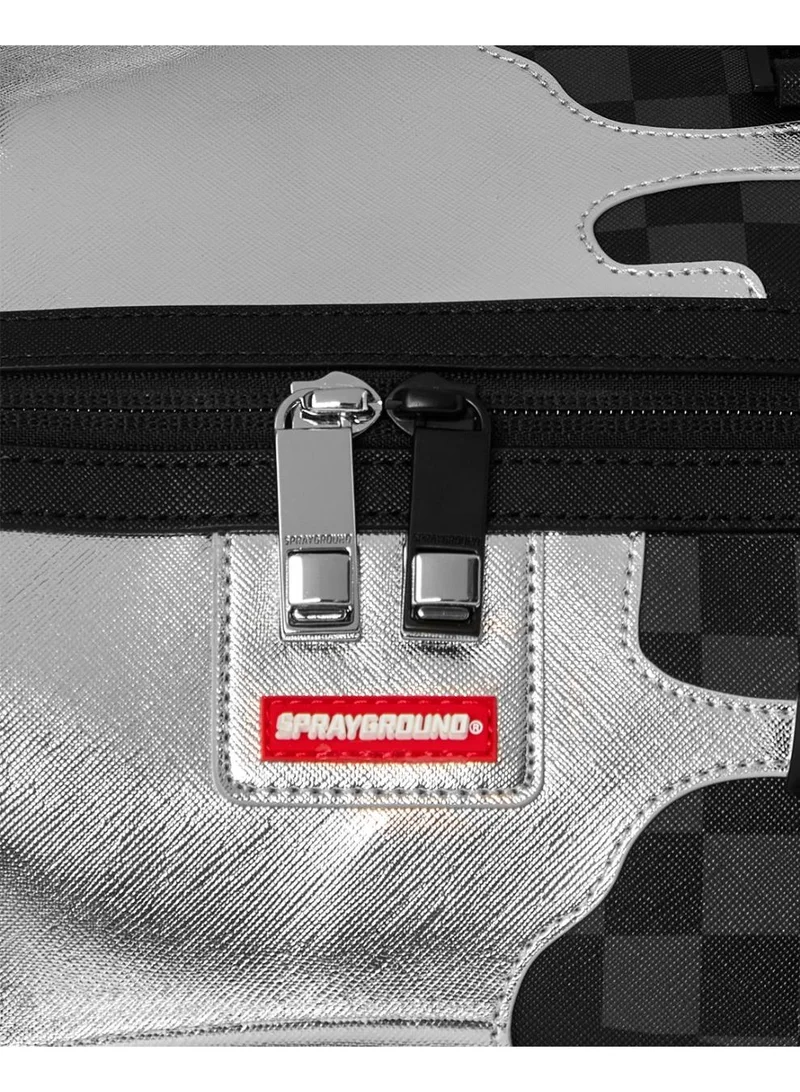 SPRAYGROUND  SILVER SIDE DRIP DUFFLE  | Best Price UAE