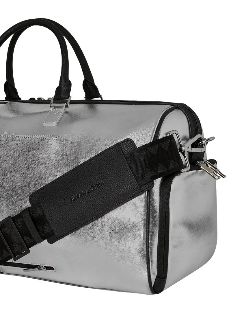 SPRAYGROUND  SILVER SIDE DRIP DUFFLE  | Best Price UAE