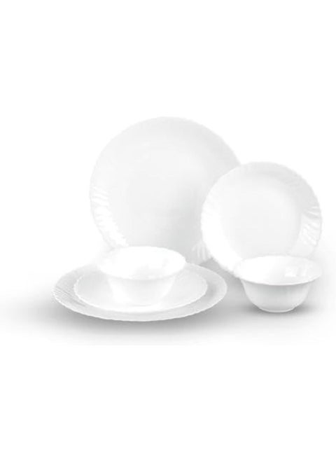 Delcasa DC2133 Opalware Dinner Set 12-Pieces, White