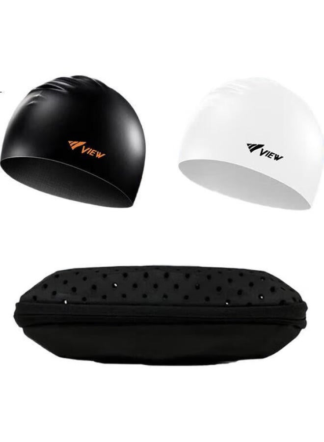 View Racing Swim Goggles Men Waterproof 10X Anti-Fog Women Adult Racing Professional V240Asa Bl - Image 1