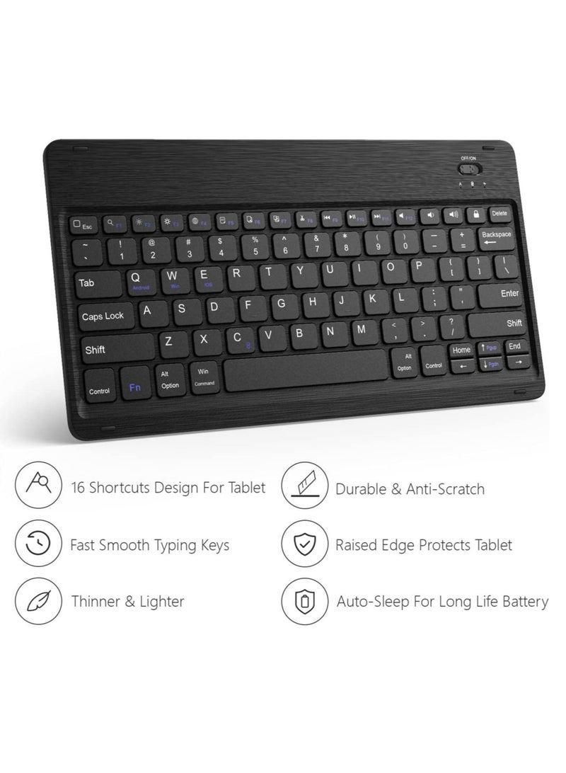 MUNTAQI Galaxy Tab S8 Plus/ S7 Plus Keyboard Case, Wireless Detachable - Image 4