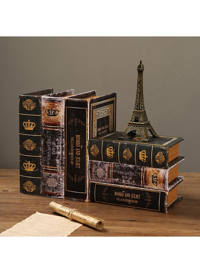 Bluejw European-style Retro Fake Book Decoration Model Room Decorative Book Romeo And Juliet Simulation Book Storage Box - Image 3