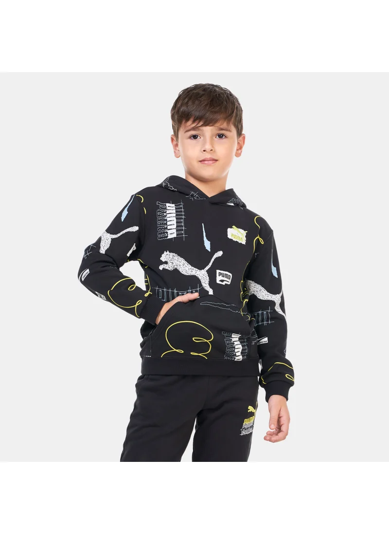 PUMA Kids' Classics Brand Love Hoodie