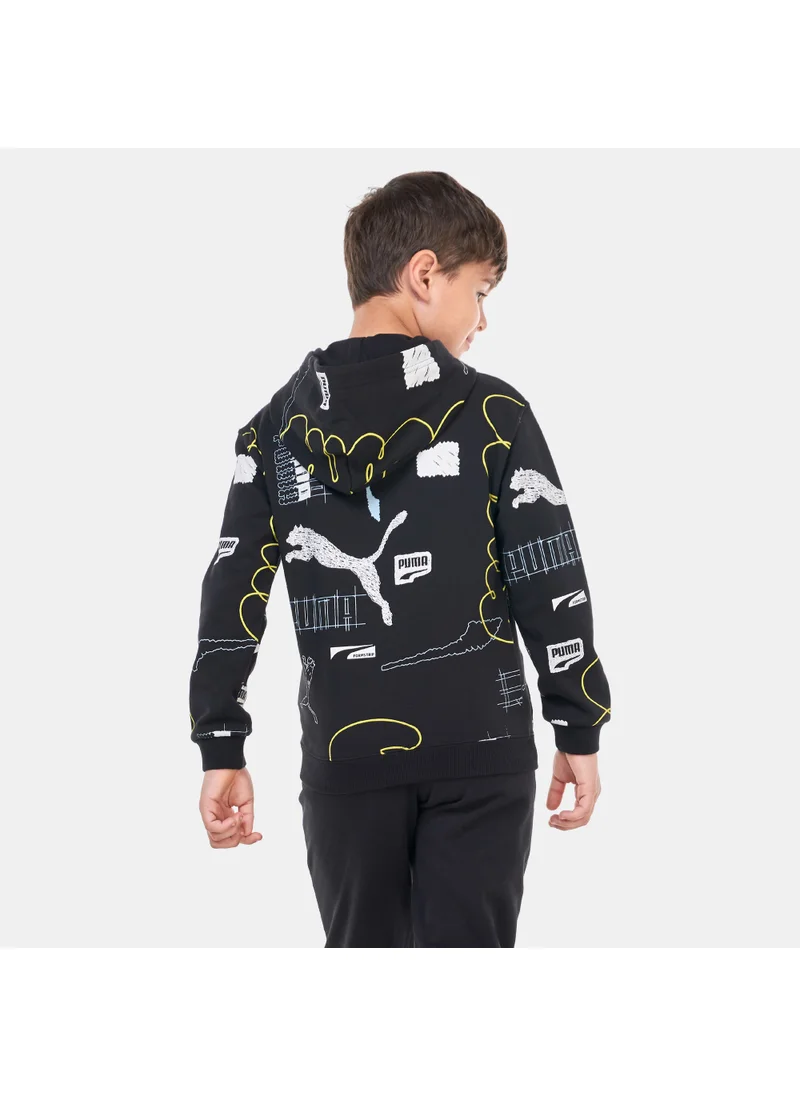 PUMA Kids' Classics Brand Love Hoodie