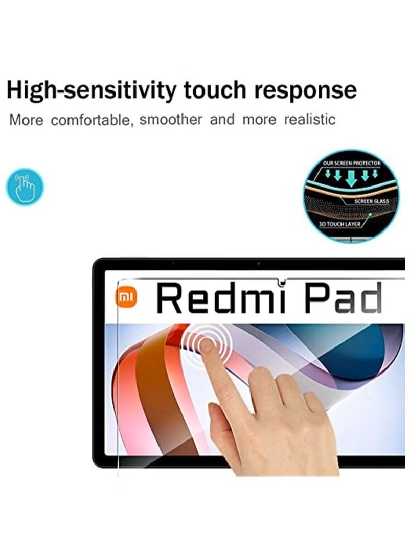 Arabest Screen Protector for Mi Redmi Pad 10.61 inch,9H Hardness, Anti-Scratch, Tempered Glass flim, Case Friendly, Anti-Fingerprint,Anti-Scratch - Image 3