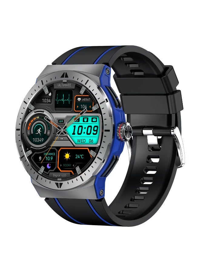 ibsun 1.43" AMOLED Smart Watch for Men with IP68, Bluetooth Call, Blood/Oxygen/Heart Rate Monitor - Image 1
