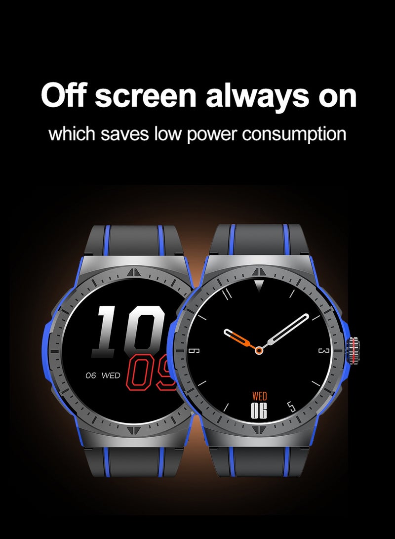 ibsun 1.43" AMOLED Smart Watch for Men with IP68, Bluetooth Call, Blood/Oxygen/Heart Rate Monitor - Image 4