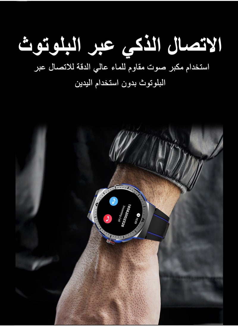 ibsun - 1.43" AMOLED Smart Watch for Men with IP68, Bluetooth Call, Blood/Oxygen/Heart Rate Monitor - Image 1