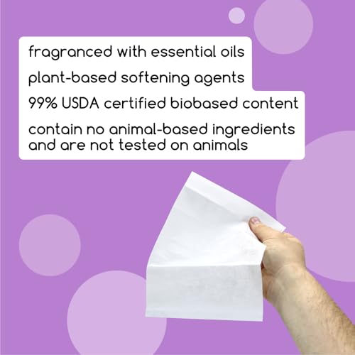 Beyond Fabric Softener Sheets (80 sheets) - Lavender Scent - Eco-Friendly Plant-Based Dryer Sheets. Removes Static Cling. Recyclable Packaging. - Image 2