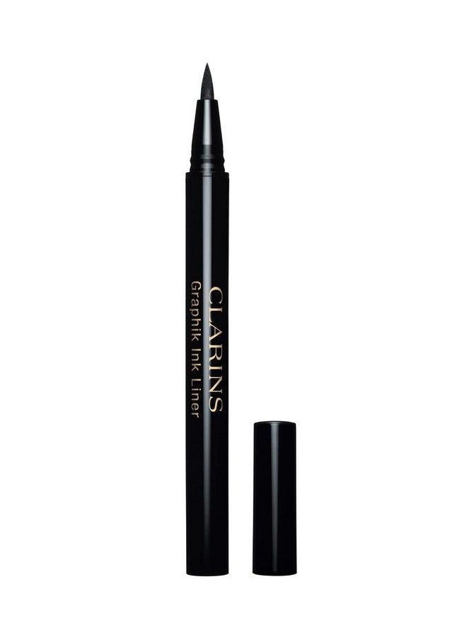 CLARINS Graphik Ink Liquid Eyeliner ; Intensely Pigmented And Highly Precise ; Felt Tip Applicator ; Intense Black Color With A Luminous Finish ; Quickdrying Longwearing And Transferproof ;0.01 Oz  - Image 2